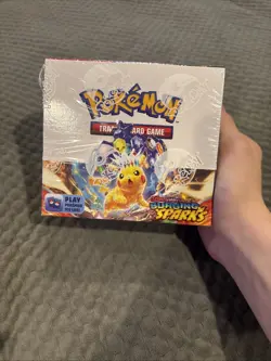 Pokemon Surging Sparks Booster Box Display 36 Packs English Card Sealed New SV08 - Image 1