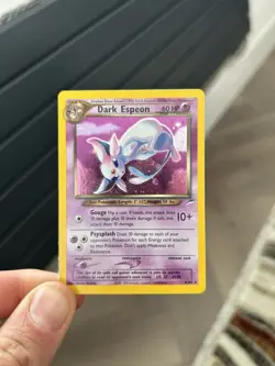Pokemon TCG 2002 Neo Destiny Set: Dark Espeon 4/105 Rare Holo Card - Light Play - Image 1