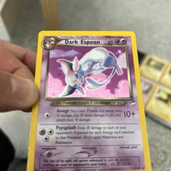 Pokemon TCG 2002 Neo Destiny Set: Dark Espeon 4/105 Rare Holo Card - Light Play - Image 3