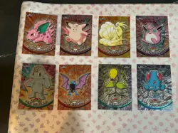 Topps 2000 Pokemon Chrome Series 1 Vintage Cards (Lot of 8) - LP Condition - Image 1