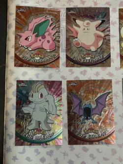 Topps 2000 Pokemon Chrome Series 1 Vintage Cards (Lot of 8) - LP Condition - Image 2