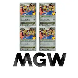 Pokemon TCG Celebrations Zacian LV X Promo Card Lot of 4pc NM - Image 1