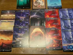 Unfinity/Unstable/Unglued - Full Art Lands - 18 Lands MTG LP-NM - Image 2