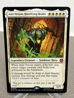 MTG - Anti-Venom, Horrifying Healer Marvel's Spider-Man Mythic Regular #1 NM - Image 1