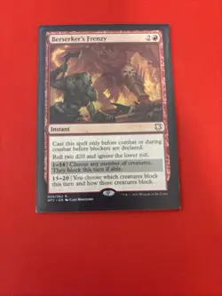 Berserker's Frenzy Commander: Adventures in the Forgotten Realms Regular Mtg - Image 3
