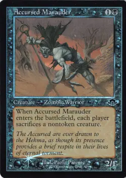 Accursed Marauder (Retro Frame) Modern Horizons 3 Foil NM 405 - Image 1