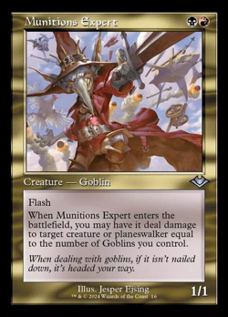 Munitions Expert - RETRO FRAME MH1 MTG Modern Horizons 3 NM Magic - Image 1