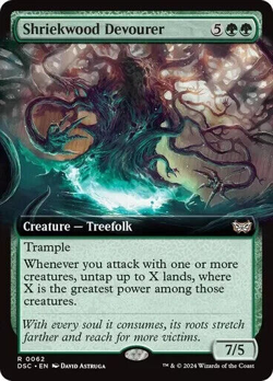 Shriekwood Devourer (Extended Art) - DSC Rare - MTG Magic NM - Image 1