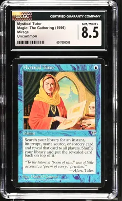 MYSTICAL TUTOR Mirage U CGC 8.5 MTG [Nostalgium] - Image 1