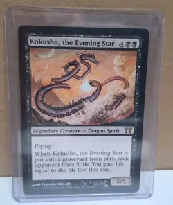 Kokusho, the Evening Star Champions of Kamigawa Rare Card LP Condition - Image 1