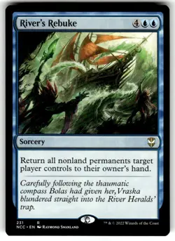 River's Rebuke Commander: Streets of New Capenna Regular MTG - Image 1