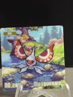 Pokemon Eif origin Gameboy Lenticular Masquerain/ Surskit #D1 - Image 1