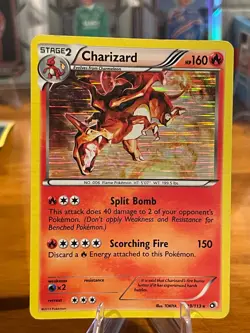 2013 Pokemon Black And White Legendary Treasures Charizard 19/113 Rare Holo MP - Image 1