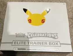 Pokemon Celebrations Elite Trainer Box ETB 25th Anniversary Sealed - Image 1