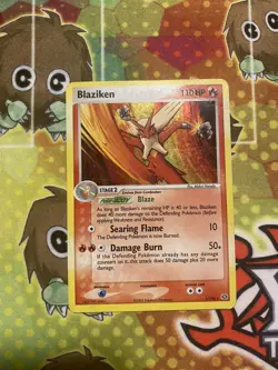 Pokemon TCG Blaziken EX Emerald 1/106 Holo Holo Rare - Image 1