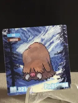 Pokemon Eif origin Gameboy Lenticular Swinub/ Piloswine #D1 - Image 2