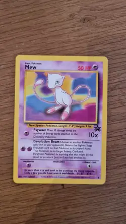 Mew Black Star Promo 8 Non Holo Pokemon WOTC - Image 1