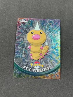 Pokemon Weedle #13 Topps Chrome Base Holo Copy 2 NM - Image 1