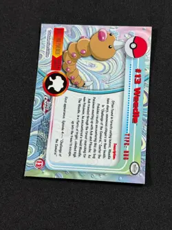 Pokemon Weedle #13 Topps Chrome Base Holo Copy 2 NM - Image 3