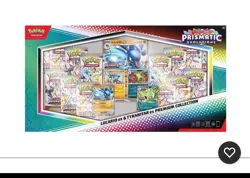 3x Pokemon TCG Prismatic Evolutions Lucario ex & Tyranitar ex Premium Collection - Image 1