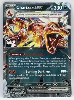 STAMPED Charizard ex 125/197 Promo Pack Pokemon Play! Prize Pack Series 4 - Image 1