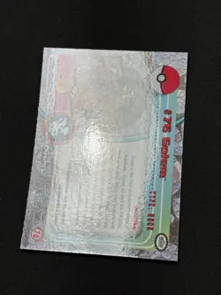 Pokemon Golem #76 Topps Chrome Base Holo Copy 2 NM - Image 4