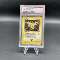 1999 Pokemon #16 Zapdos Holo PSA 5 - Image 2