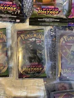 Pokemon TCG Vivid Voltage Factory Sealed Booster Packs - Lot of 25 - Image 5