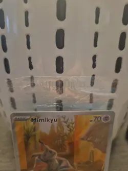 Mimikyu SVP 075 SEALED Pokemon Center STAMPED Promo Pokemon TCG Paldean Fates - Image 2