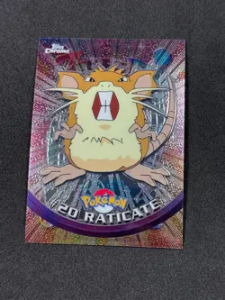 Pokemon Raticate #20 Topps Chrome Base Holo Copy 2 NM - Image 1
