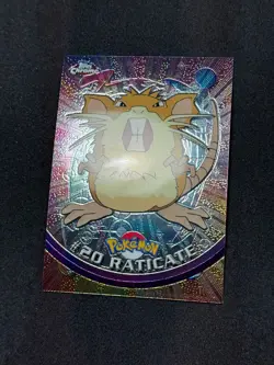 Pokemon Raticate #20 Topps Chrome Base Holo Copy 2 NM - Image 2