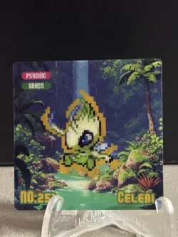 Pokemon Eif origin Gameboy Lenticular Celebi #D1 - Image 1