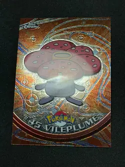 Pokemon Vileplume #45 Topps Chrome Base Holo Copy 2 LP - Image 2
