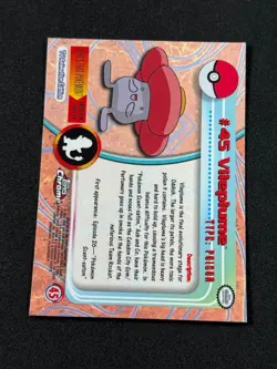 Pokemon Vileplume #45 Topps Chrome Base Holo Copy 2 LP - Image 3