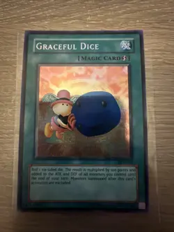 Yu-Gi-Oh! TCG Graceful Dice EDS-002 Prismatic Secret Rare LP Condition - Image 1