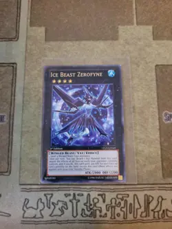 YUGIOH ICE BEAST ZEROFYNE LTGY-EN049 RARE 1ST ED LP - Image 1