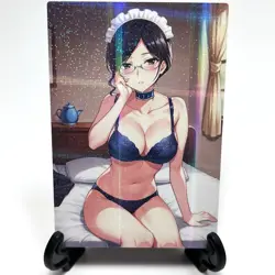 Overlord Yuri Alpha Sexy Anime Waifu Girl Doujin Lewd Goddess Story ACG Art Card - Image 2