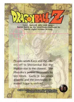 Dragon Ball Z - FUNimation JPP/Amada Card - #61 - Image 2
