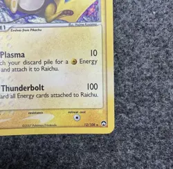 Raichu 12/108 Holo Rare Ex Power Keepers Pokemon Card NM - Image 4