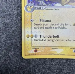Raichu 12/108 Holo Rare Ex Power Keepers Pokemon Card NM - Image 5