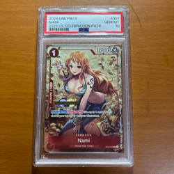 PSA10 Nami Championship 2023 Celebration Pack ST01-007 ONE PIECE English Card - Image 1