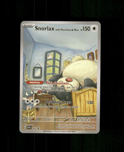 Custom Van Gogh Art Snorlax Card Snorlax Trading Card READ DESCRIPTION BELOW - Image 1