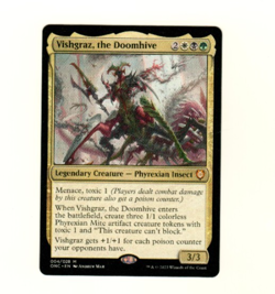 Vishgraz The Doomhive 004/028 M Foil Commander Phyrexia All Will Be One MTG Card - Image 1