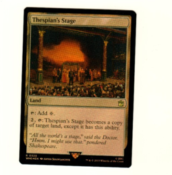 Thespian's Stage 0323 Rare Foil Doctor Who MTG Single Card - Image 1