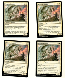 Set Of 4 Pegasus Courser 029/269 Common Dominaria Magic The Gathering Card - Image 1