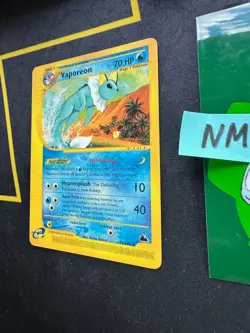 Pokemon Card Vaporeon Skyridge E Series WOTC Vintage 33/144 250 💎NM💎 - Image 4