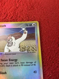 Vigoroth 52/100 Sandstorm Reverse Holo Pokemon Card Played - Image 2