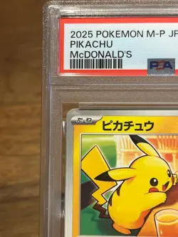PSA 10 Pikachu 020/M-P McDonald's Happy Set Promo 2025 Pokemon Card Japanese - Image 2