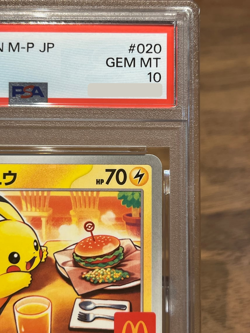 PSA 10 Pikachu 020/M-P McDonald's Happy Set Promo 2025 Pokemon Card Japanese - Image 3