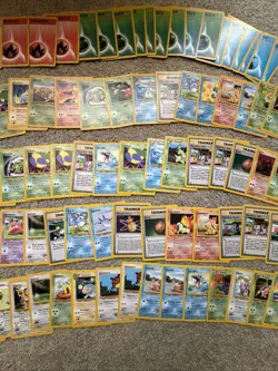 Pokemon TCG Card Lot Neo Genesis 90+ Card Lot! C/UC Mixed Condition WOTC - Image 3